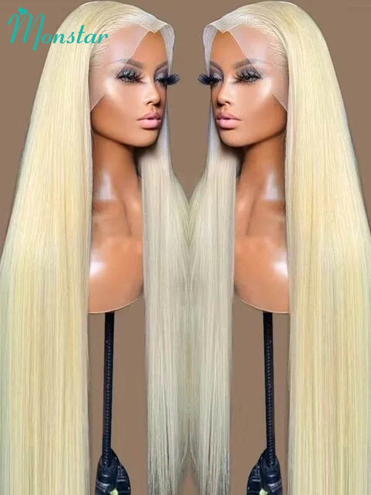 Perruque Lace Front Cheveux Humains 613 Blonde HD Transparente 13x4 13x6 360 – CLEVI Paris