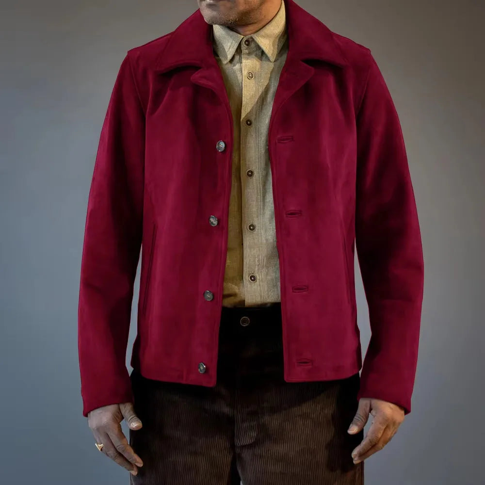 Veste effet daim vintage homme – CLEVI Paris