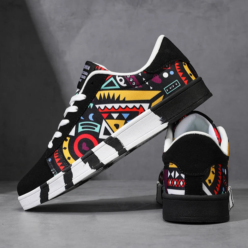 Sneakers Basses Canvas Homme Respirantes Légères Streetwear – CLEVI Paris