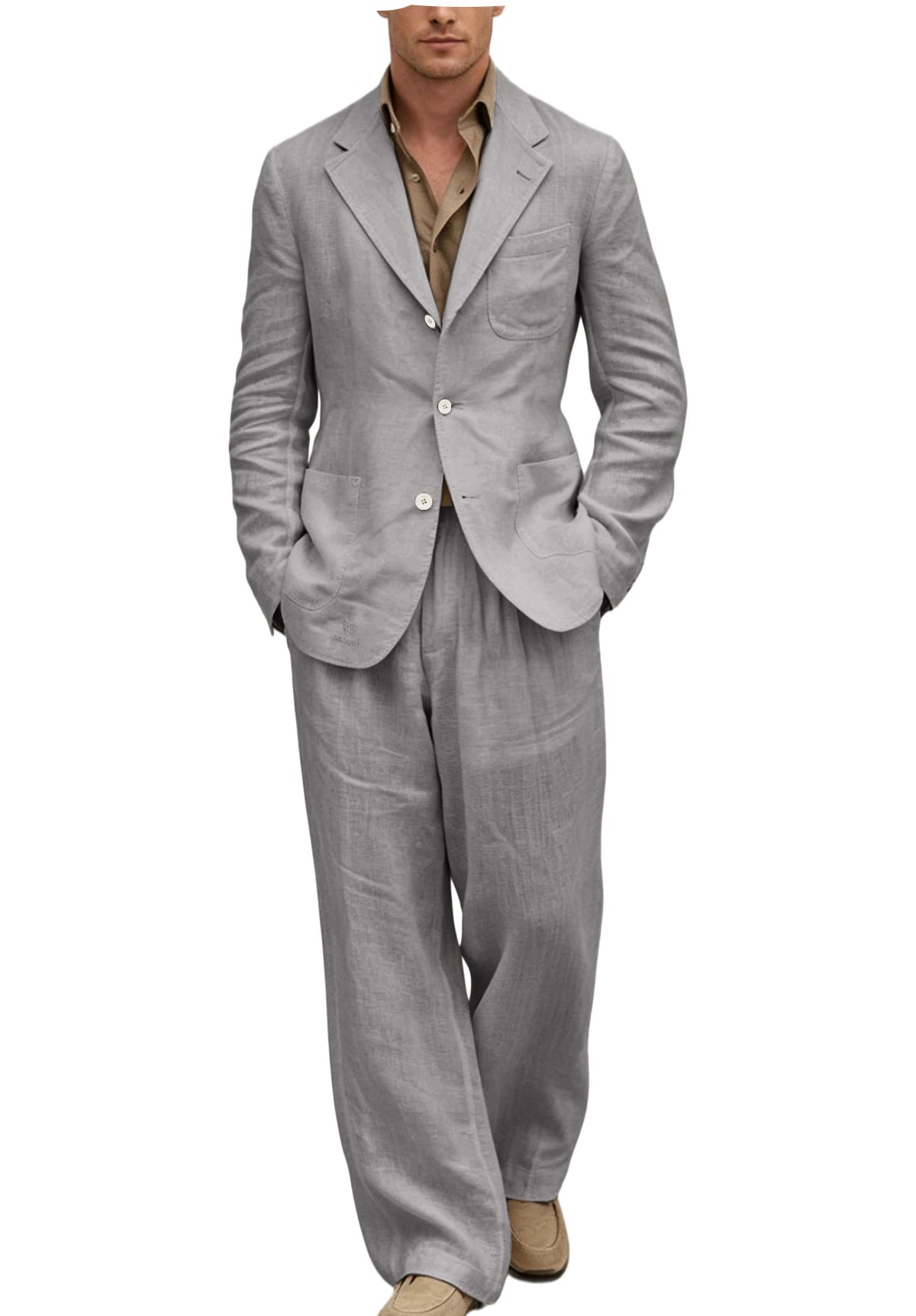 Costume Homme 2 Pièces en Lin – CLEVI Paris