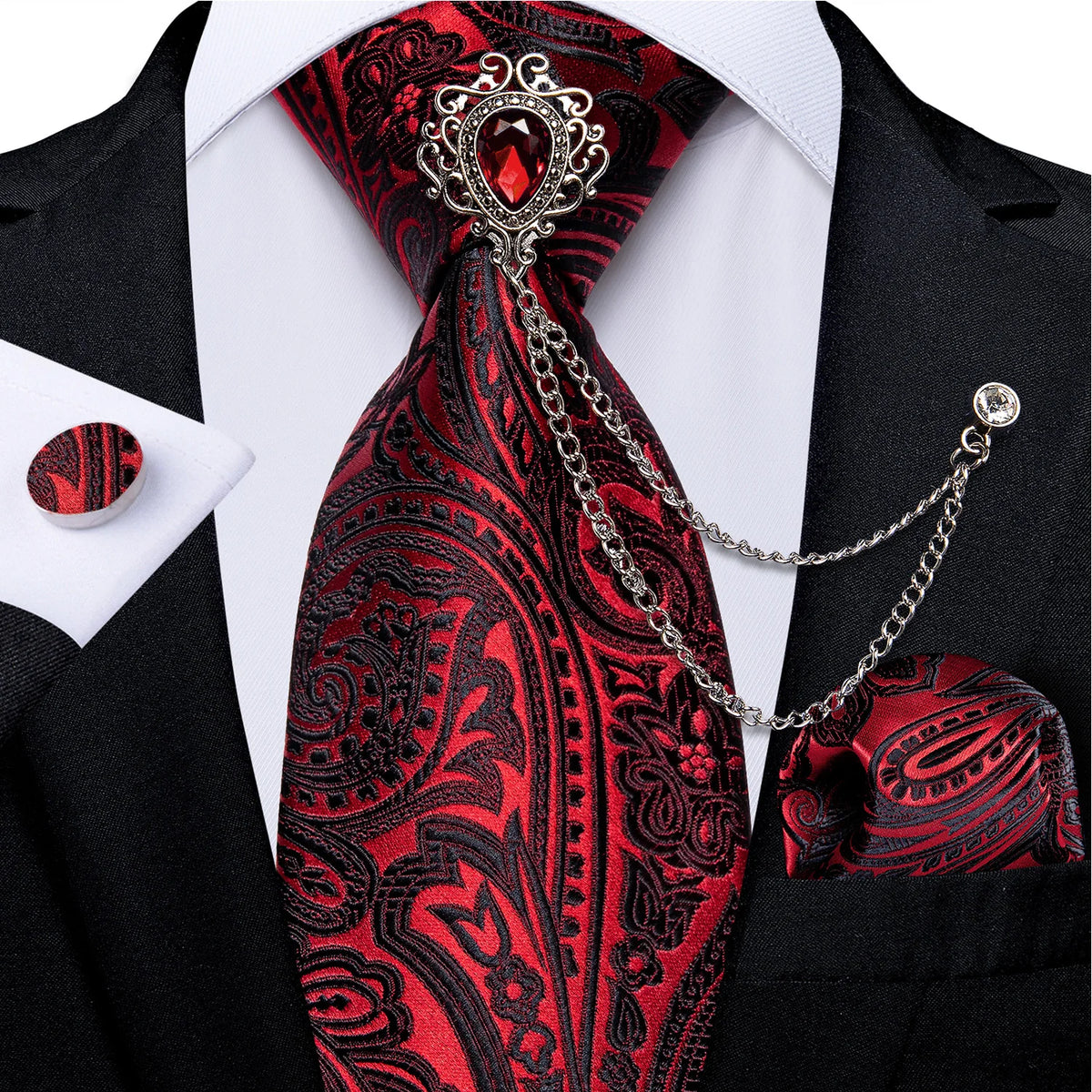 Coffret cravate homme, pochette et accessoires – CLEVI Paris