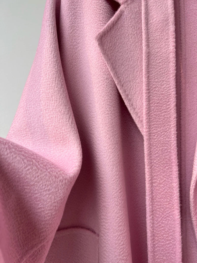 Manteau femme ceinturé laine et cachemire – CLEVI Paris