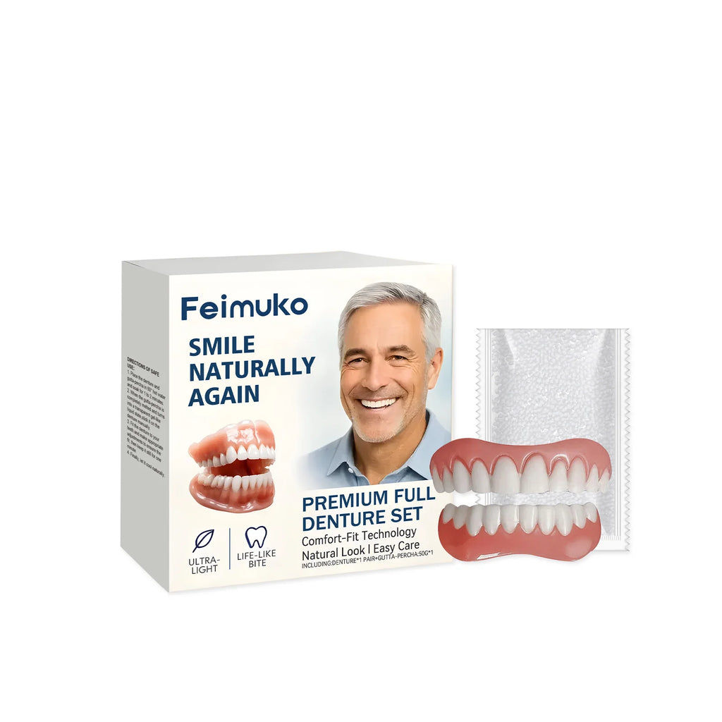 Kit Prothèse Dentaire Silicone Ajustable | Sourire Naturel & Confort | Homme & Femme – CLEVI Paris