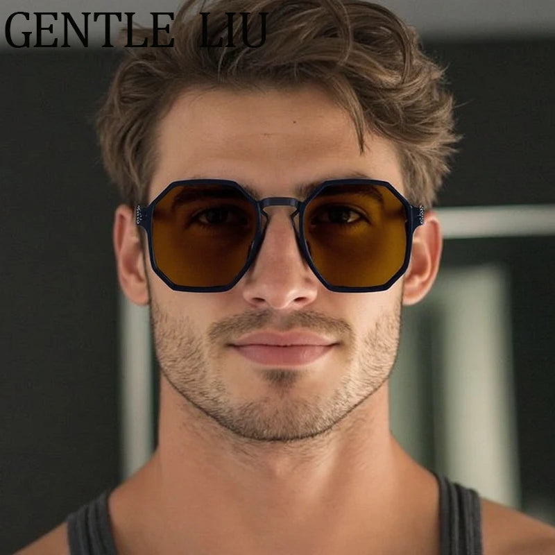Lunettes de soleil homme steampunk métal – CLEVI Paris