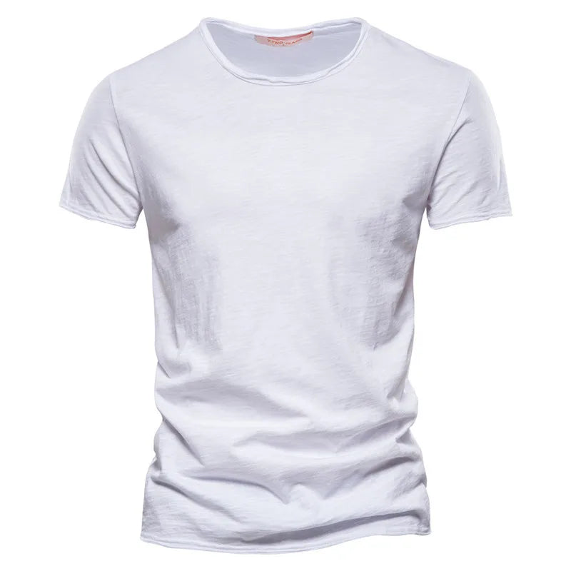 T-Shirt Homme 100% Coton Col Rond Manches Courtes F038 – CLEVI Paris