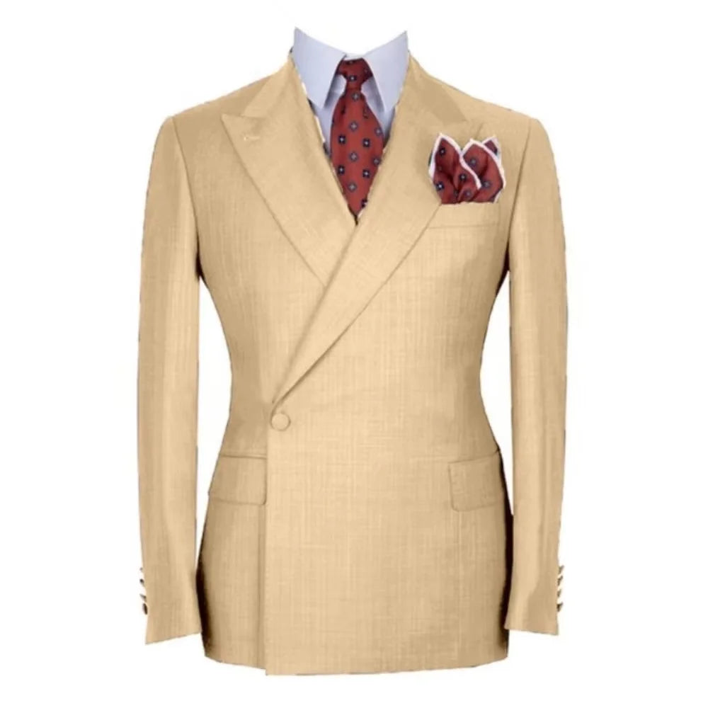 Costume homme 2 pièces à revers pointus – CLEVI Paris