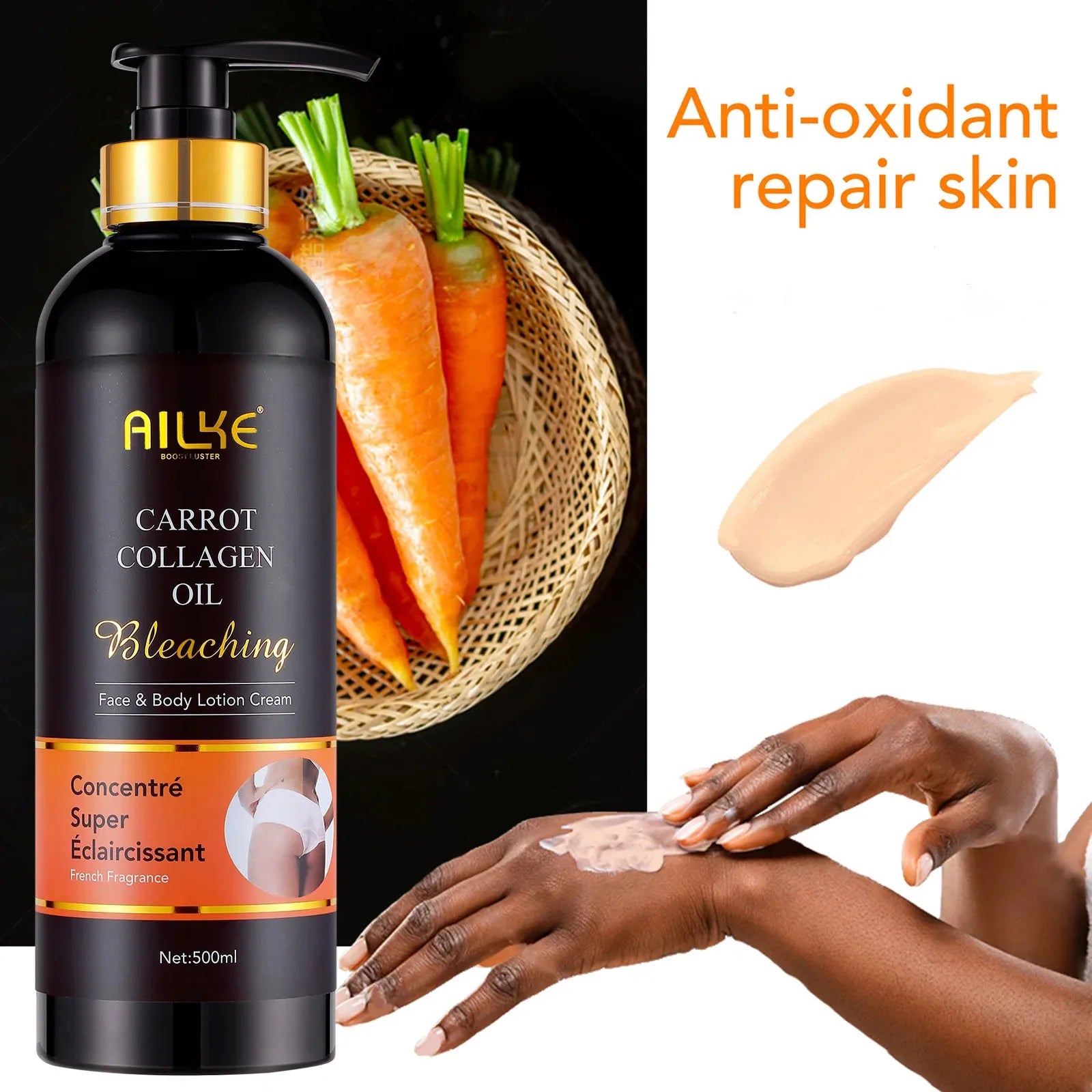 Gamme Éclaircissante Collagène AILKE – Anti-Taches, Teint Uniforme & Hydratante – CLEVI Paris