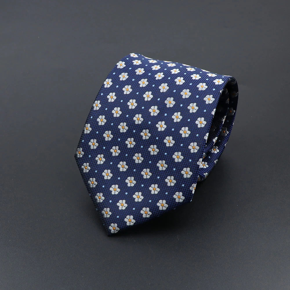 Cravate homme rayée motif paisley 145 cm – CLEVI Paris
