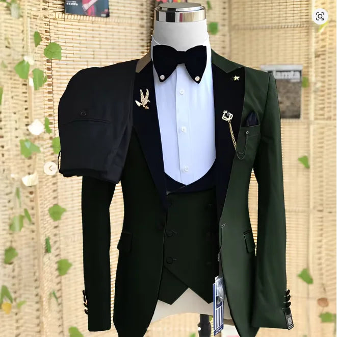 Costume homme 3 pièces à revers – CLEVI Paris
