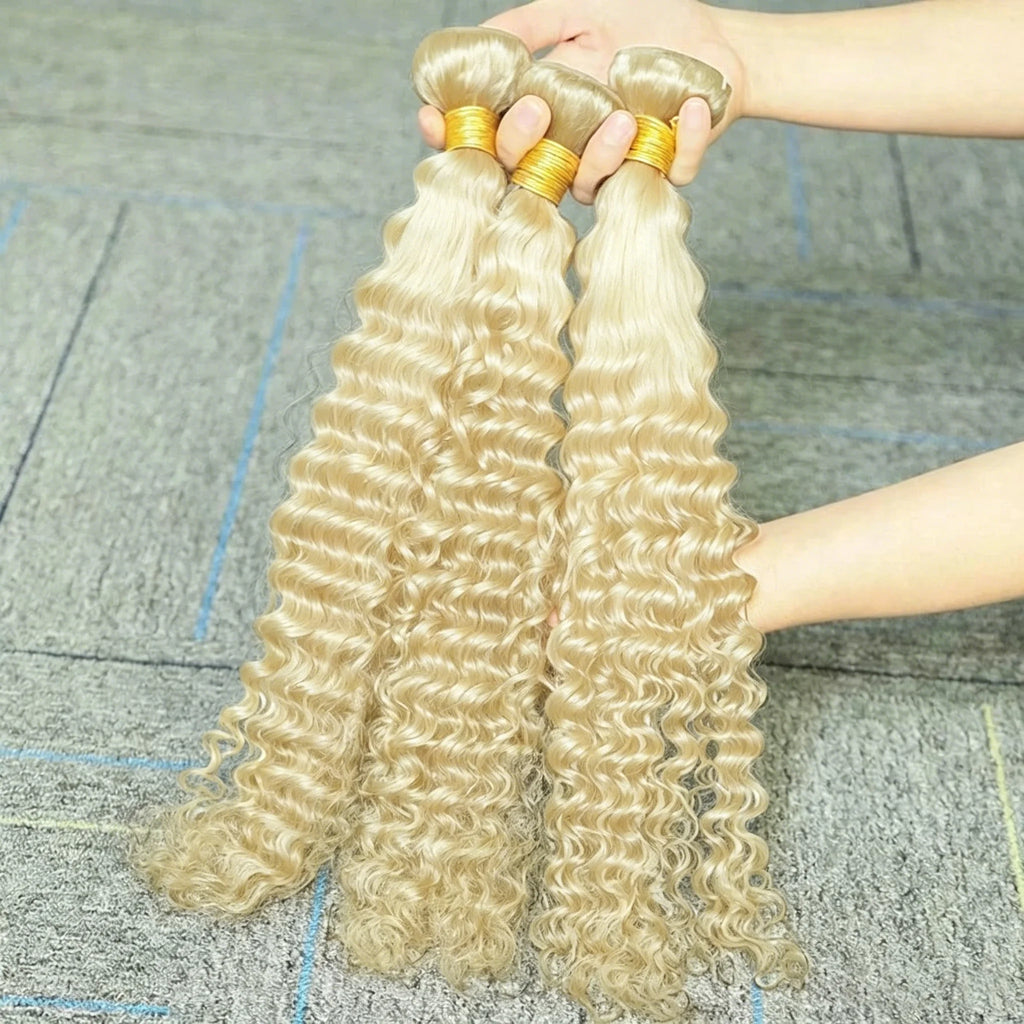 Mèches Brésiliennes Vierges Deep Wave Cheveux Humains Naturels – CLEVI Paris