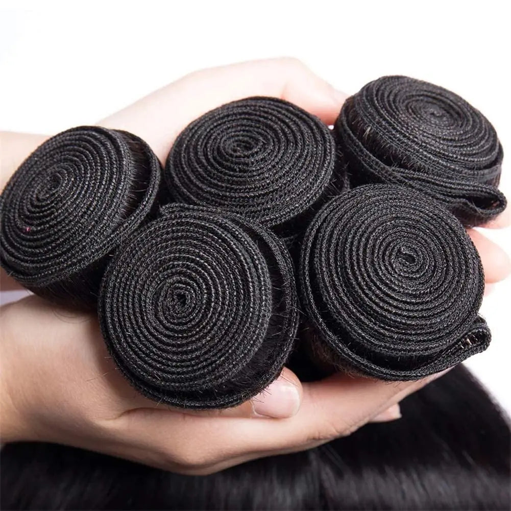 Tissage Lisse Cheveux Humains Brésiliens Remy Hair 10A Couleur Naturelle 12-32 Pouces – CLEVI Paris