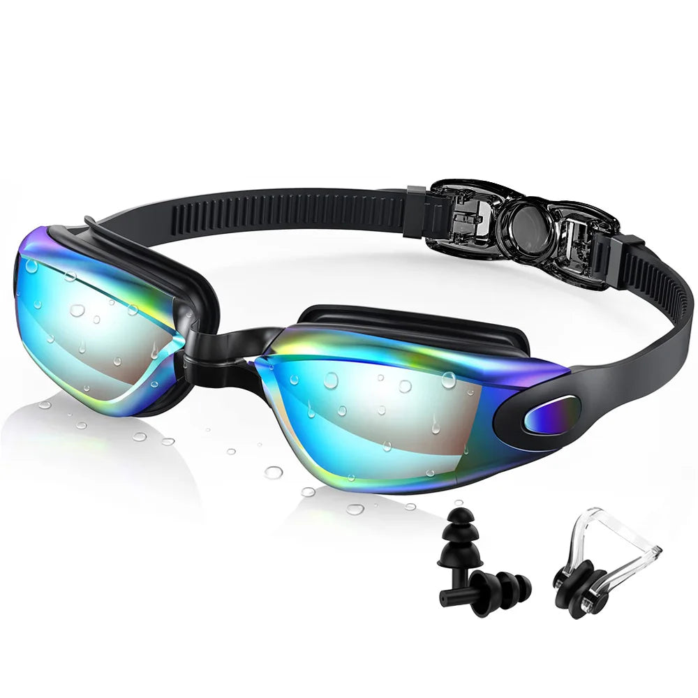 Lunettes de Natation Anti-Buée UV100% Silicone Adulte — CLEVI Paris