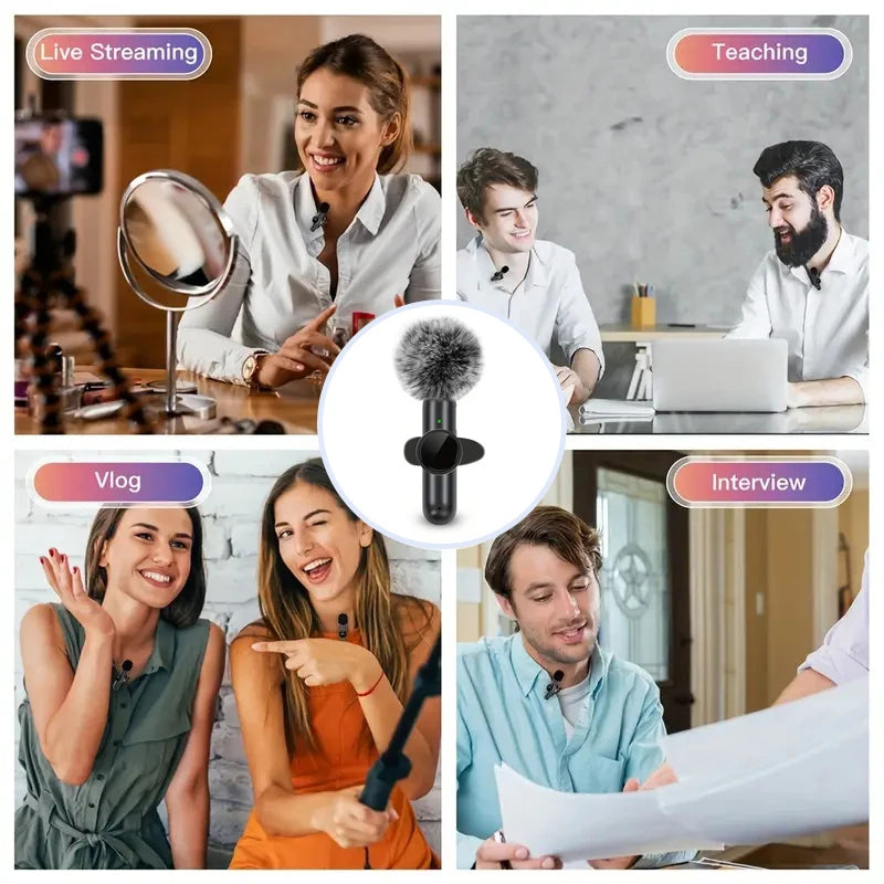 Micro-cravate sans fil iOS et USB-C – CLEVI Paris