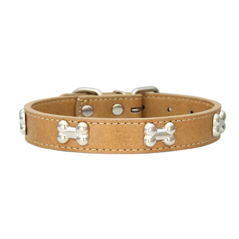 Collier pour chien en cuir multicolore – CLEVI Paris