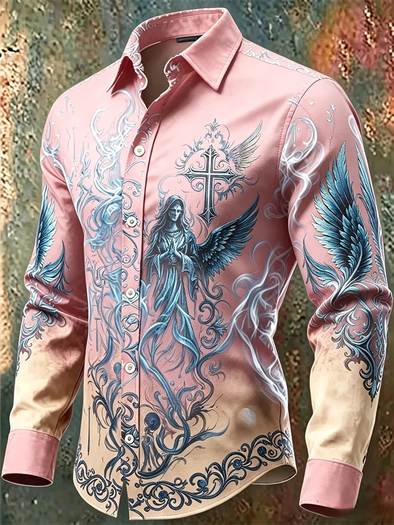 Chemise homme imprimée tendance – CLEVI Paris