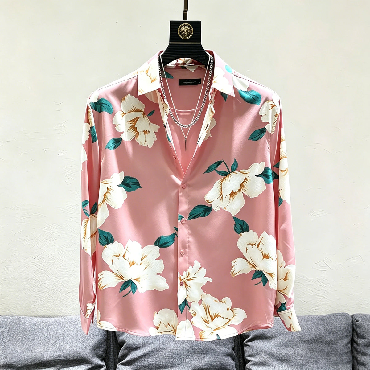 Chemise homme à imprimé floral – CLEVI Paris