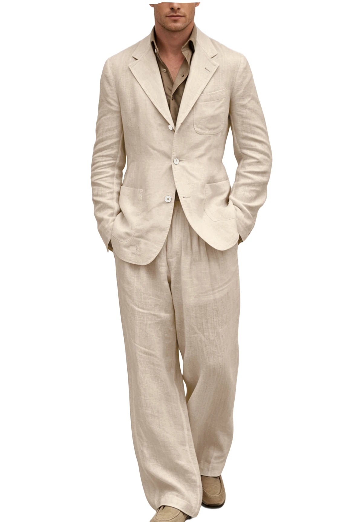 Costume Homme 2 Pièces en Lin – CLEVI Paris