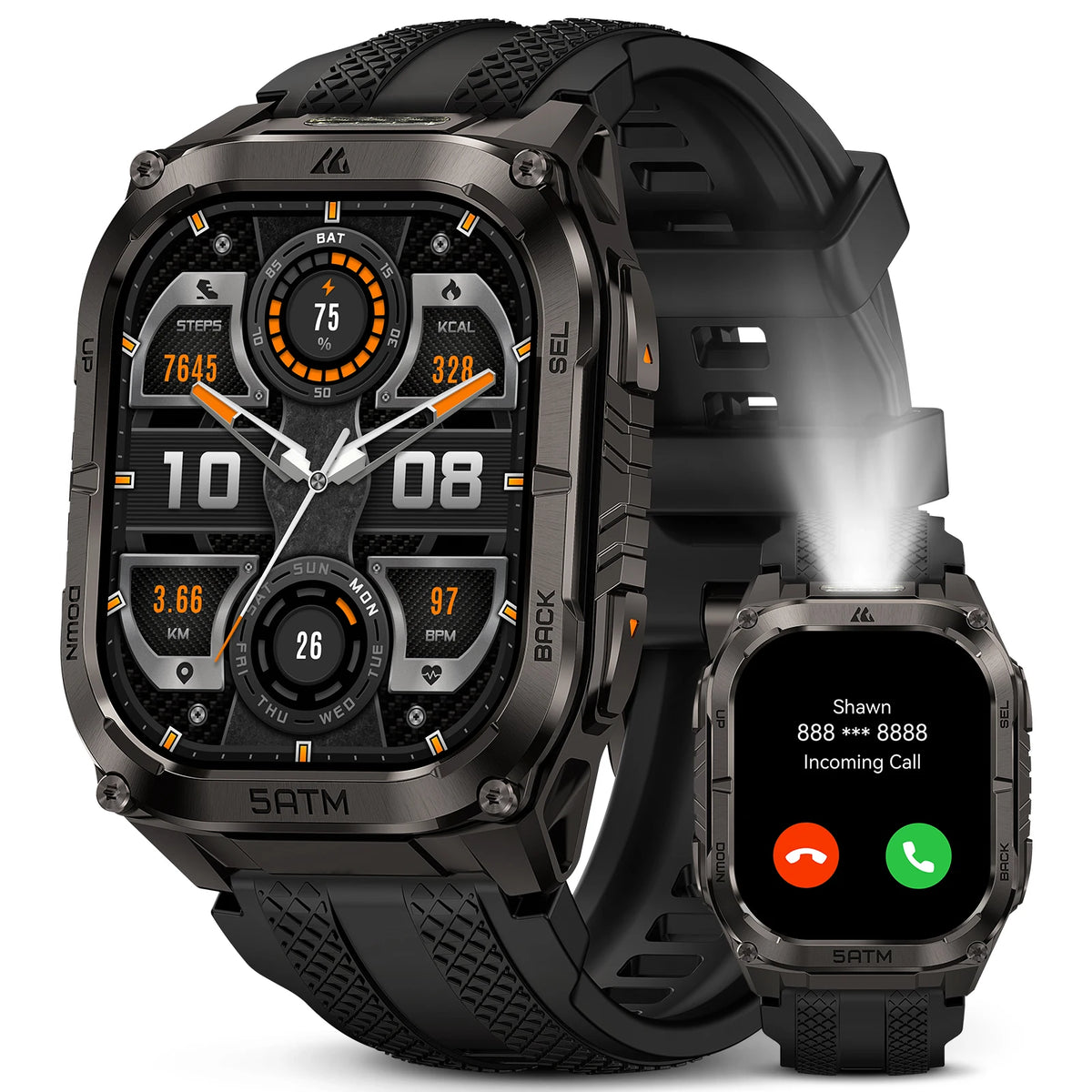 Montre KOSPET TANK M4C GPS et lampe LED – CLEVI Paris