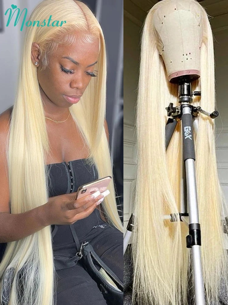 Perruque Lace Front Cheveux Humains 613 Blonde HD Transparente 13x4 13x6 360 – CLEVI Paris