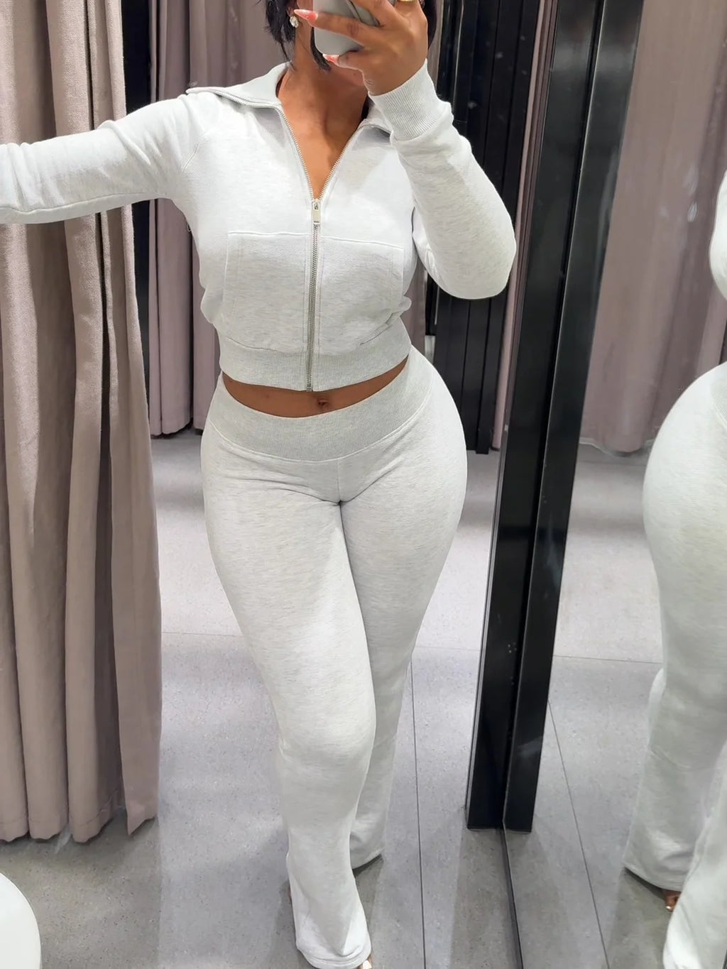 Haut court zippé ou pantalon femme – CLEVI Paris