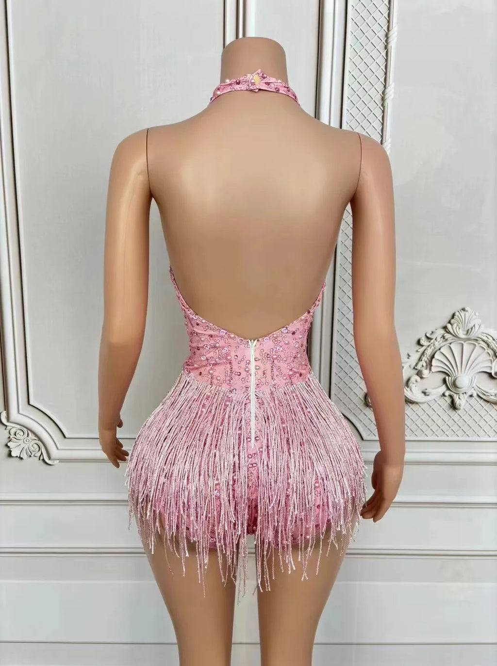 Combinaison de scène à franges femme – CLEVI Paris