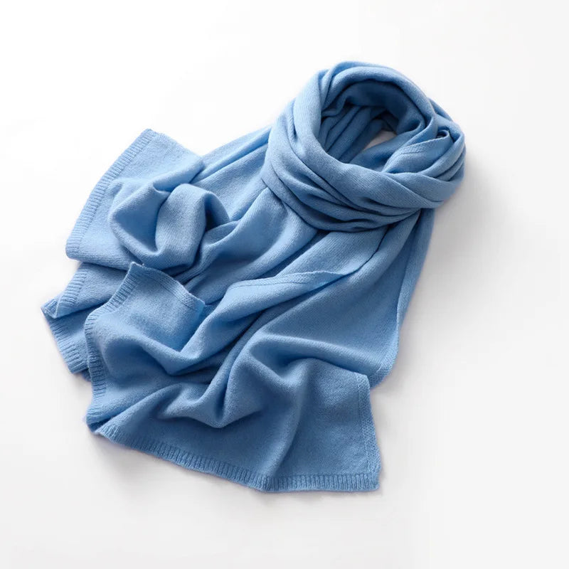 Écharpe 100 % cachemire femme 180 × 45 cm – CLEVI Paris