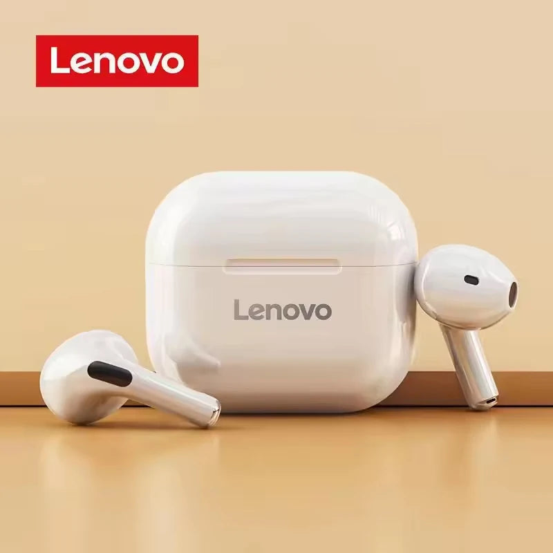 Écouteurs Lenovo LP40 TWS Bluetooth 5.3 ANC Tactile – CLEVI Paris