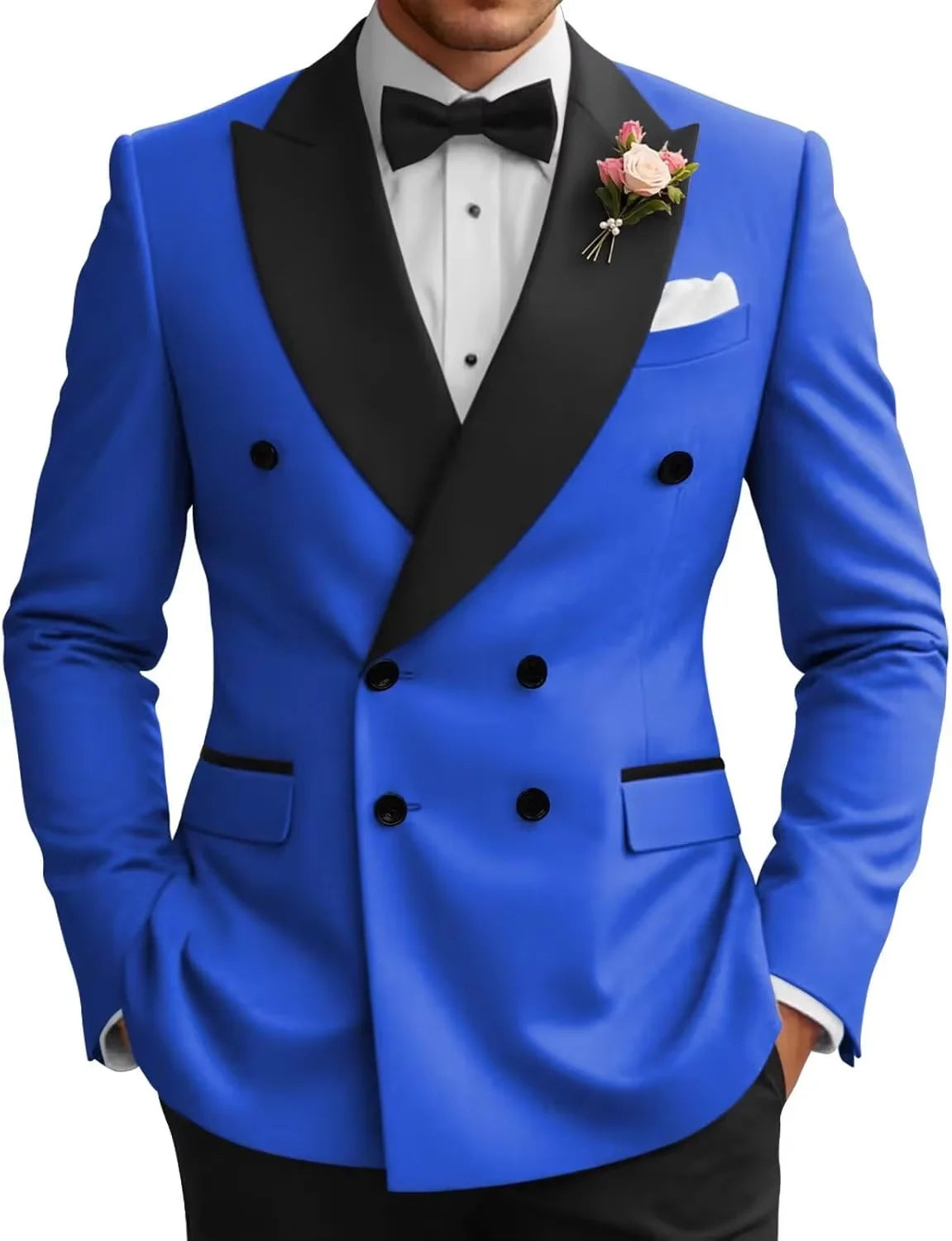 Veste de smoking croisée homme – CLEVI Paris