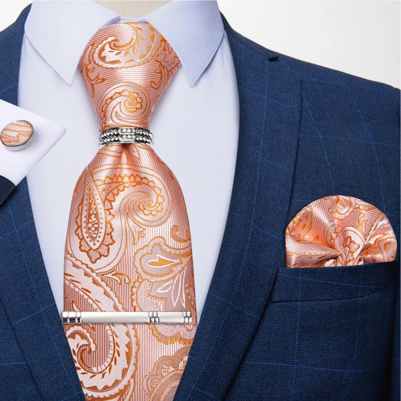 Ensemble cravate et pochette homme à carreaux – CLEVI Paris