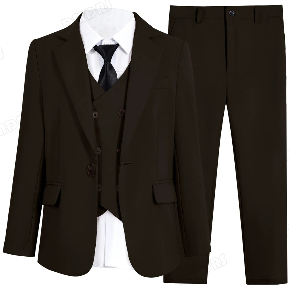 Costume garçon coupe ajustée HH019 – CLEVI Paris
