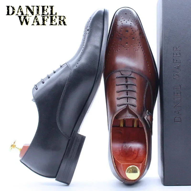 Chaussures Oxford en cuir à lacets – CLEVI Paris