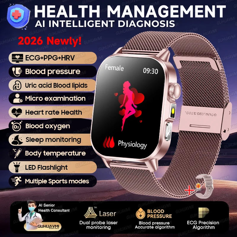 Montre connectée ET571 AMOLED 2″ – CLEVI Paris