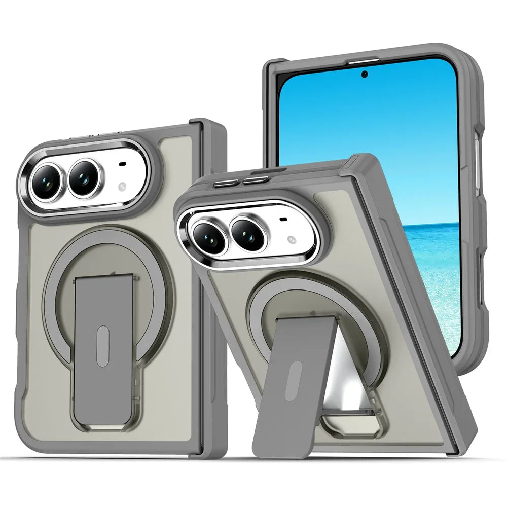 Coque iPhone Duo magnétique avec support – CLEVI Paris