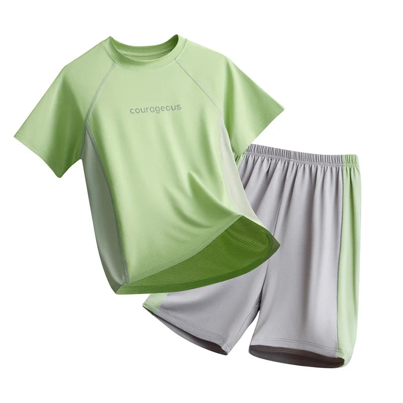 Ensemble enfant CEA T-shirt et short – CLEVI Paris