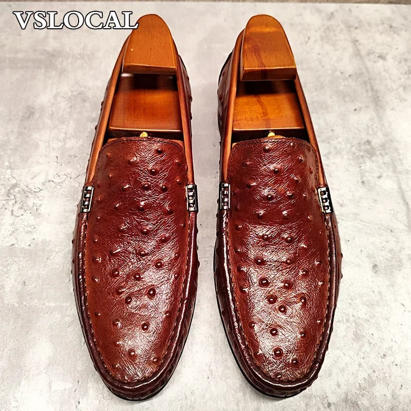 Mocassins homme en cuir brun ou noir – CLEVI Paris