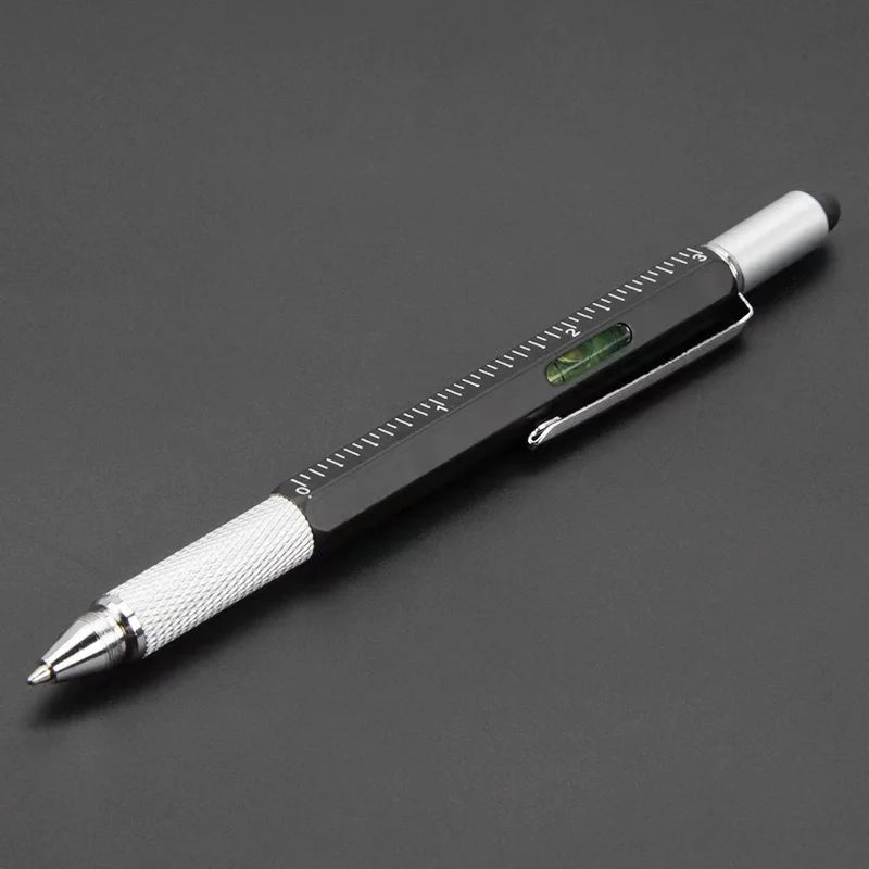Stylo Multifonction 7-en-1 Stylet Tactile Tournevis Règle Niveau – CLEVI Paris