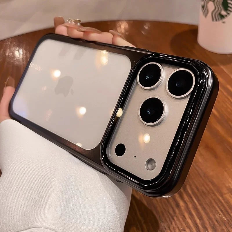 Coque iPhone transparente avec support – CLEVI Paris