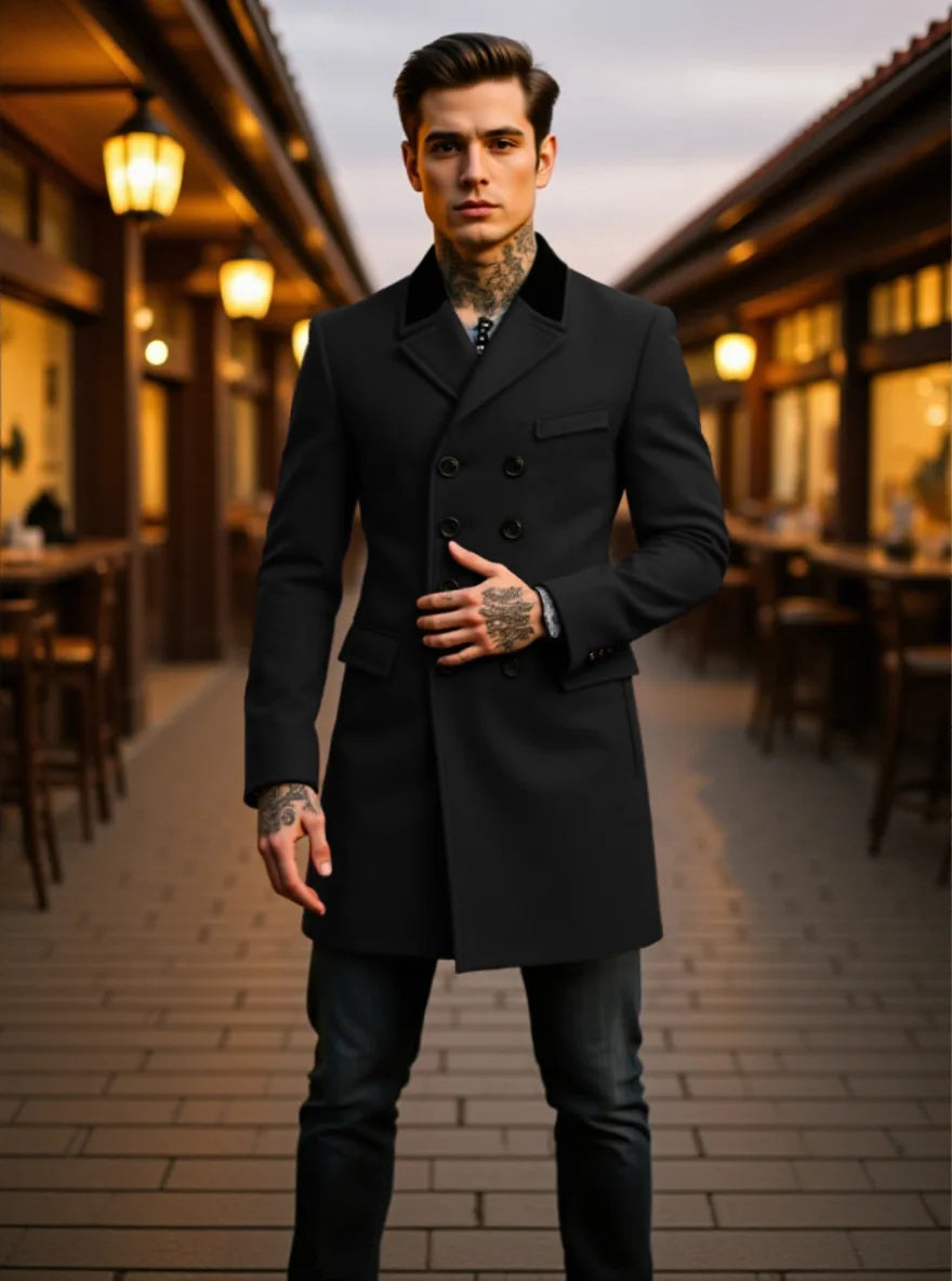 Chemise homme imprimée à manches longues – CLEVI Paris