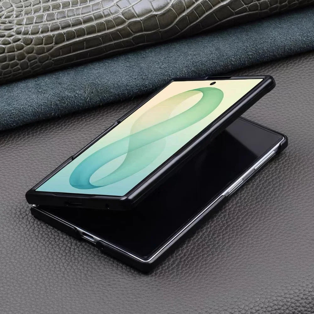 Étui Galaxy Z Fold8 en cuir véritable – CLEVI Paris
