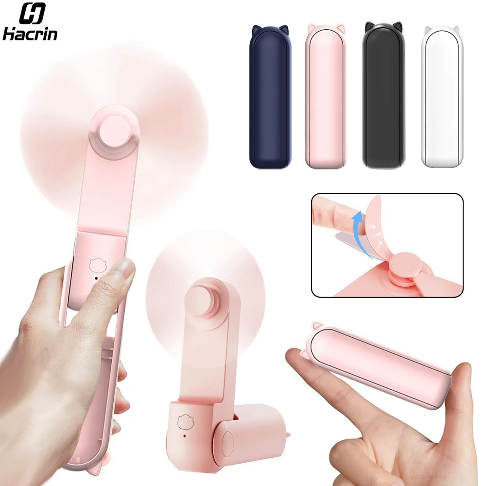 Mini ventilateur pliable HZ001 2000 mAh – CLEVI Paris