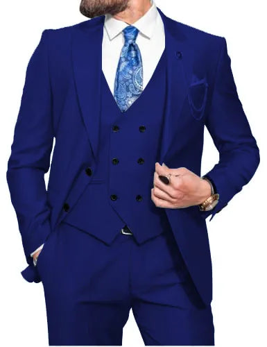 Costume 3 pièces homme coupe ajustée – CLEVI Paris