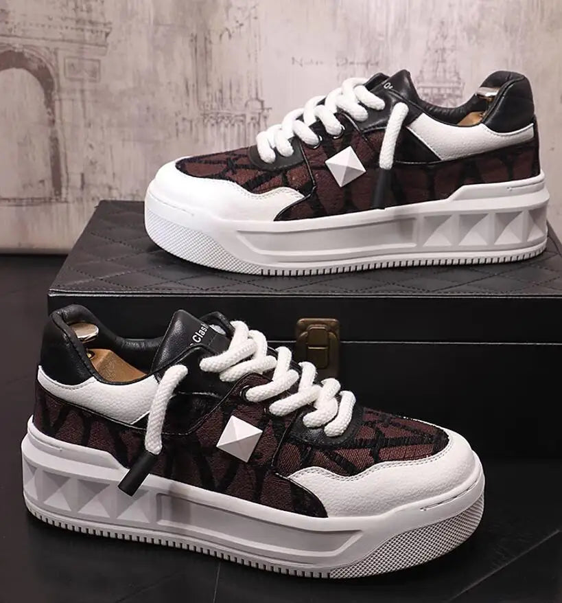 Sneakers basses unisexes en toile – CLEVI Paris