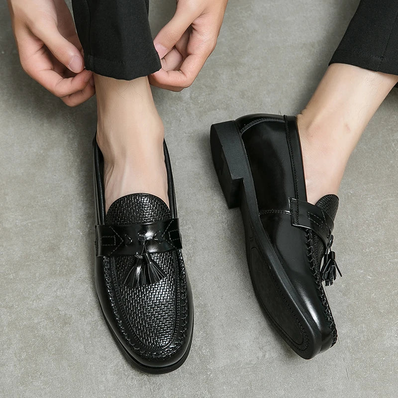 Mocassins Brogues PU Homme Bout Pointu Business & Mariage – CLEVI Paris