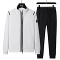 Ensemble 2 Pièces Homme Veste Zippée Manches Longues + Pantalon Grande Taille KOLMAKOV – 4 Coloris, L à 7XL – CLEVI Paris