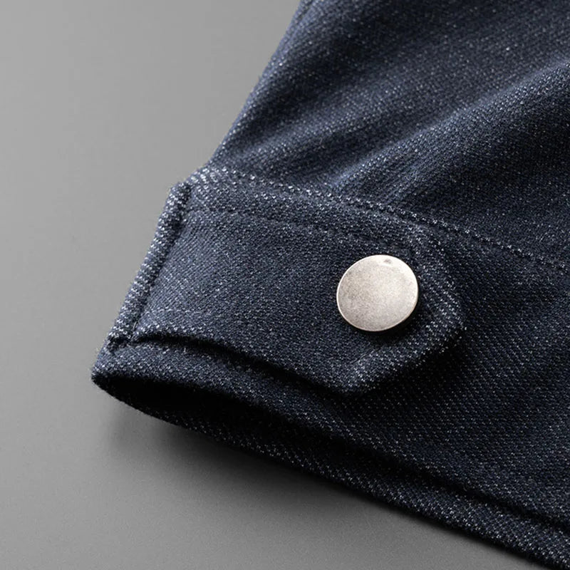 Ensemble homme denim veste zippée et pantalon – CLEVI Paris