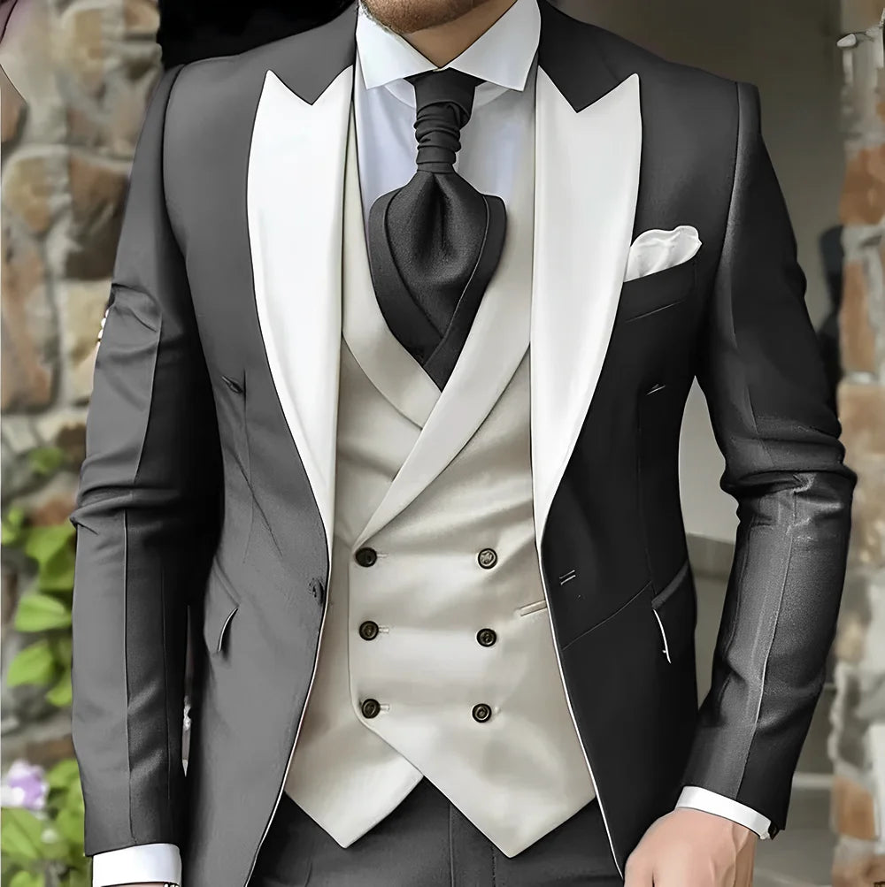 Costume 3 pièces élégant pour homme – CLEVI Paris
