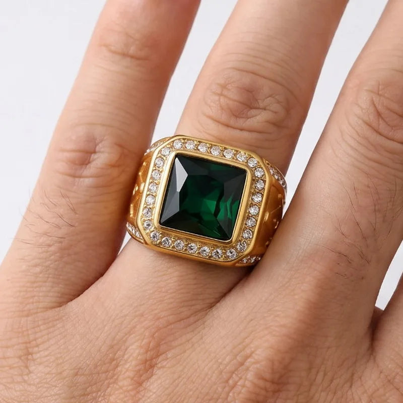 Bague Signet Homme Acier Inoxydable – CLEVI Paris