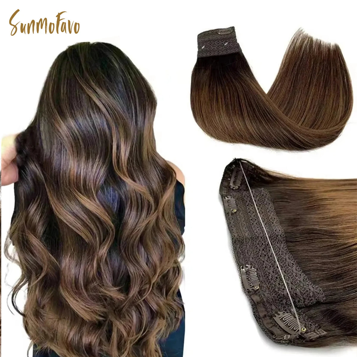 Extensions à fil invisible en cheveux Remy – CLEVI Paris