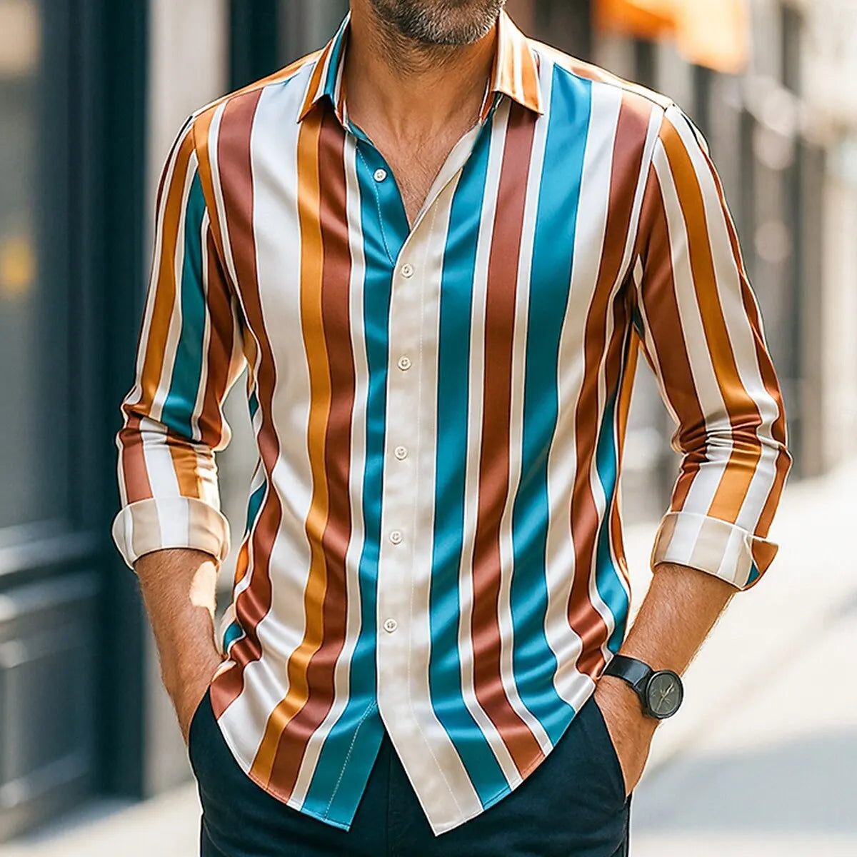 Chemise décontractée homme – CLEVI Paris