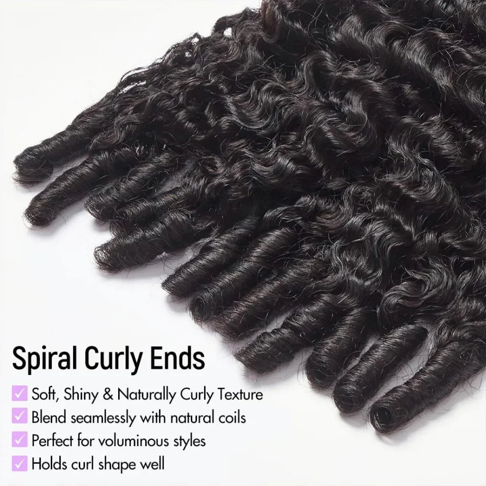Perruque V-Part Burmese Curly Wet & Wavy Cheveux Humains Brésiliens Glueless 190% 210% 18-38 Pouces – CLEVI Paris